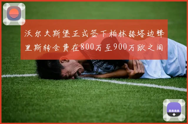 沃尔夫斯堡正式签下柏林赫塔边锋里斯转会费在800万至900万欧之间